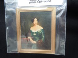 Framed Print - Lady in Blue Gown